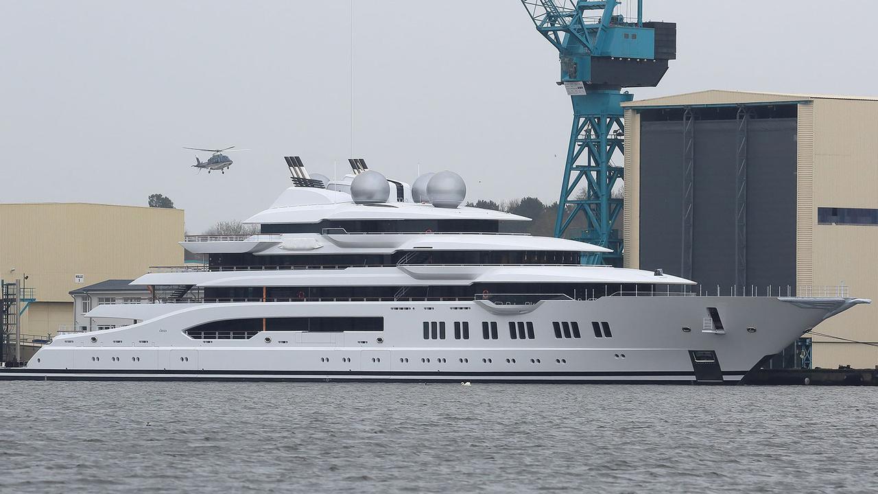 Project Mistral delivered by Lürssen and named Amadea
