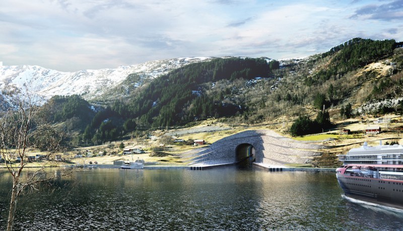 World’s First Ship Tunnel to Bypass Norway’s Most Dangerous Waters